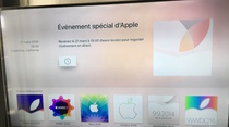 L'application des Keynotes d'Apple apparait sur l'Apple TV !