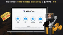 Bon plan : des cadeaux et 65% sur VideoProc for Mac, un bon logiciel de montage vidéo