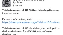 Apple déploie la deuxième beta d'iOS/iPadOS 13.6, macOS 10.15.6 et tvOS 13.4.8