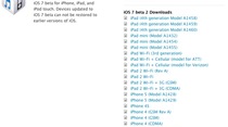 iOS 7 Beta 2 : l'iPad et l'iPad mini sont enfin gérés !