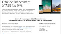 Noël : de 249 à 5000 € un crédit à taux zéro pour les achats en Apple Store (hors Refurb)