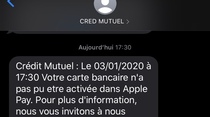 Apple Pay est en cours de déploiement au Crédit Mutuel Alliance Fédérale !