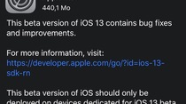 Une première beta inattendue pour iOS 13.1