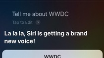 L'image de la nuit : un nouveau Siri à la WWDC ?