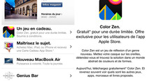 Les "bons plans" arrivent dans l'application AppleStore avec une app gratuite