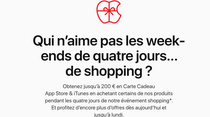 #BlackFriday : l'Apple Store en ligne rouvre ses portes !