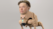 Elon Musk en chien robot ! C'est une blague ? Non, c'est de l'art...