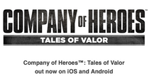 Company of Heroes : le nouveau DLC Tales of Valor est disponible sur iOS/iPadOS