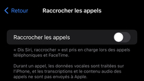 Comment raccrocher un appel téléphonique ou FaceTime avec Siri sous iOS 16