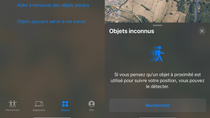 Comment scanner les objets qui peuvent vous suivre au sein de Localiser sous iOS 15.2