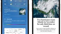 iOS 16.2 : l'app Météo propose un nouveau module dédié aux News