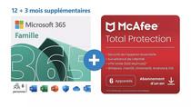 15 mois de Microsoft 365 Famille + McAfee au meilleur prix (-67%) !