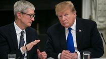 Un petit dîner aux chandelles pour Tim Cook et Donald Trump