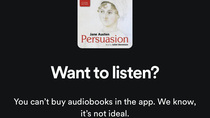 Spotify supprime l'option d'achat des livres audio de son application