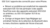 iOS 13.4 1 est disponible pour l'iPhone SE 2020