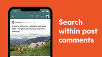 L'App Reddit permet de faire des recherches dans les commentaires