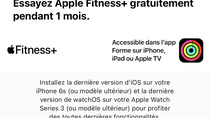 Apple propose un mois gratuit pour essayer Fitness+