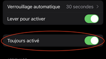iPhone 14 Pro : comment désactiver l'écran toujours allumé