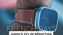 Jusqu'à -25% sur les bracelets Made in France Eternel pour Apple Watch