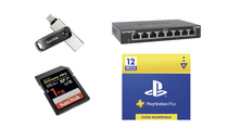 Promos : jusqu'à 56% de réduction sur SanDisk, switch Ethernet Netgear à 21€, 1 an de PS Plus à 39€