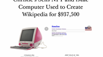 Les occasions d'Apple : l'iMac G3 utilisé pour créer Wikipedia a été vendu pour 187 500 dollars 