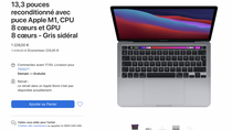 Refurb : MacBook Pro M1 dès 1229€, Apple TV 4K dès 149€