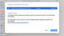 Apple teste les mises à jour de sécurité importantes, cette fois sur macOS Ventura 13.2