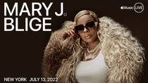 Apple Music Live retransmet le concert à New York de  Mary J. Blige le 27 juillet
