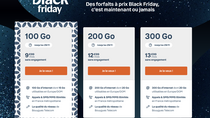 Bouygues Telecom : 9,99€ (100go), 12,99€ (200Go), 13,99€ (300Go) #BlackFriday