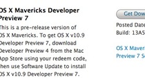 7e bêta pour OS X Mavericks