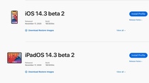 Une deuxième bêta pour iOS et iPadOS 14.3