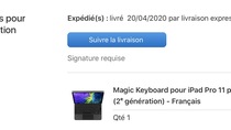 Les Magic Keyboard pour iPad Pro 2018/2020 ont été expédiés ! (arrivée le 20 avril)