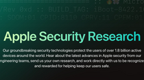 Apple lance un site dédié pour les chercheurs en sécurité
