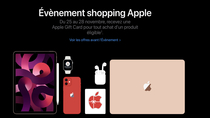 Apple fait aussi son (mini) Black Friday du 25 au 28 novembre