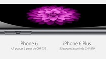 Début des commandes pour l'iPhone 6 en Suisse et en Belgique