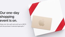 Apple lance son BlackFriday (en Australie) avec des promos timides... en bon d'achat (!)