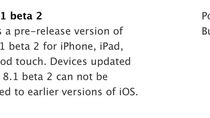 iOS 8.1 Beta 2 de sortie