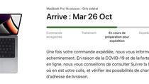 Les MacBook Pro M1 Pro et les AirPods 3 se préparent à l'expédition