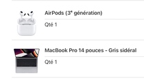 Apple expédie ses MacBook Pro M1 Pro et ses AirPods 3 !