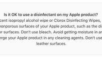 Pour Apple, l’alcool peut aussi désinfecter l’iPhone, l’iPad ou le MacBook #coronavirus