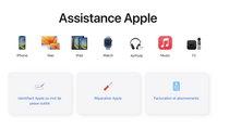 L’Assistance Apple mise sur la clarté et les grandes images pour son nouveau site web