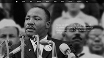 Martin Luther King à l'honneur sur le site d'Apple