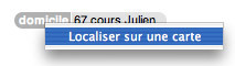 Illustration : Localiser une adresse