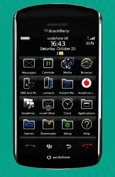 Vodafone, le Blackerry Storm et ses graphistes inspirés