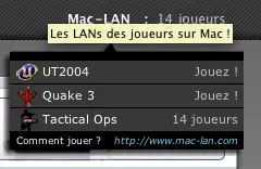 Mac-LAN : jouez à vos jeux préférés sur Mac !