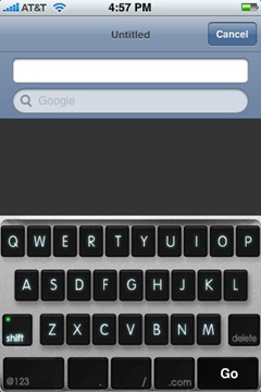 Modification du clavier de l'iPhone