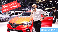 L'écran de la nouvelle Clio V est aussi grand qu'un iPad ! (Vidéo au Salon de Genève)