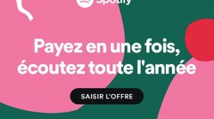 Bon plan : le forfait Spotify Premium à 99€ pendant un an