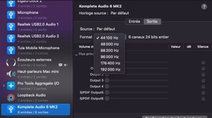 Comment choisir la profondeur de bit et la fréquence d'échantillonnage en sortie sur Mac