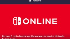 Offre Amazon Prime/Nintendo Online : pensez à réclamer les 9 mois supplémentaires